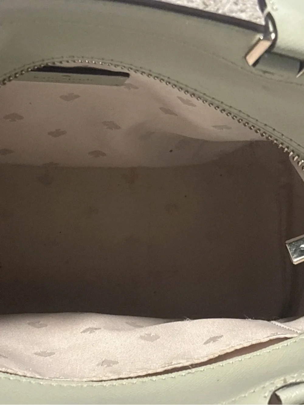 kate spade Olive Green Saffiano Leather Satchel